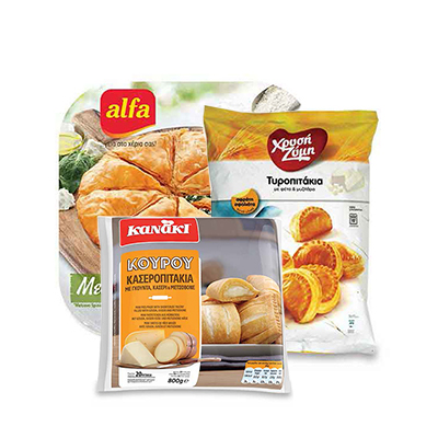 Έτοιμες Τυρόπιτες - Σπανακόπιτες